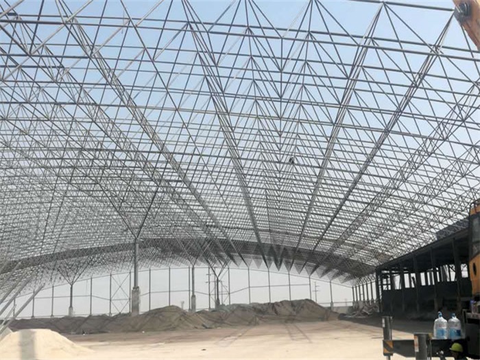 洮南钢厂料仓网架工程